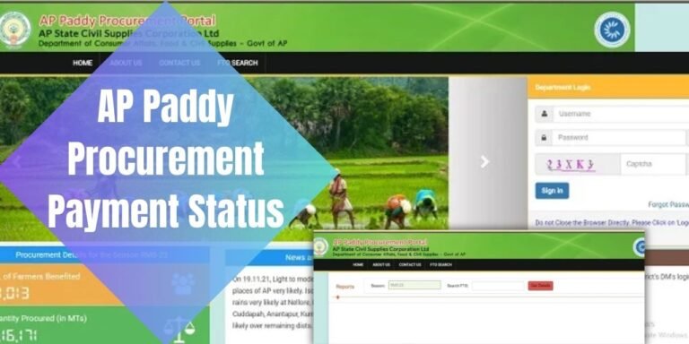 AP Paddy Procurement Payment Status Check at paddyprocurement.ap.gov.in ...