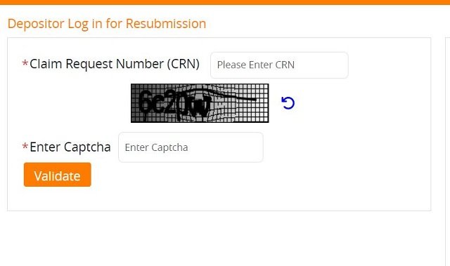 Resubmission Login