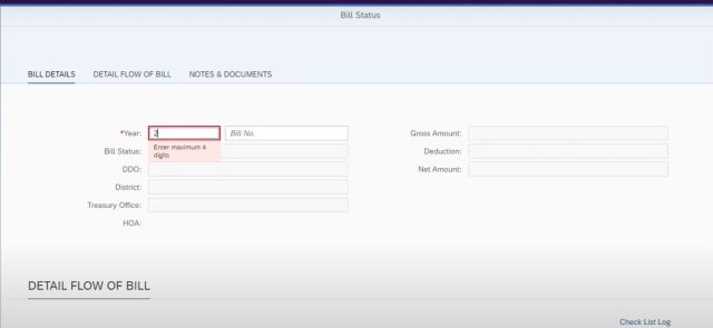 CFMS Bill Status Dashboard