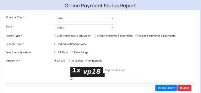 E Gram Swaraj Payment Report 