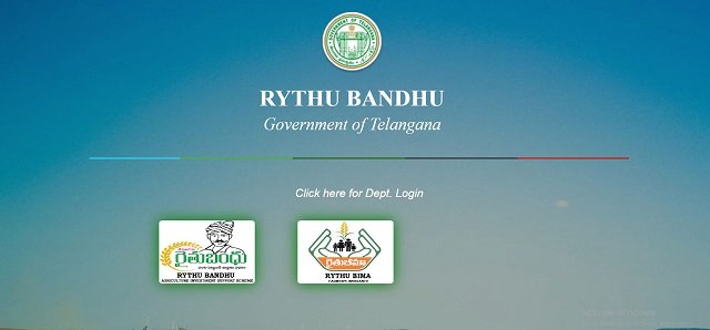 Telangana Rythu Bandhu Portal