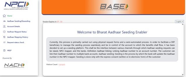 Bharat Aadhaar Seeding Enable (BASE)
