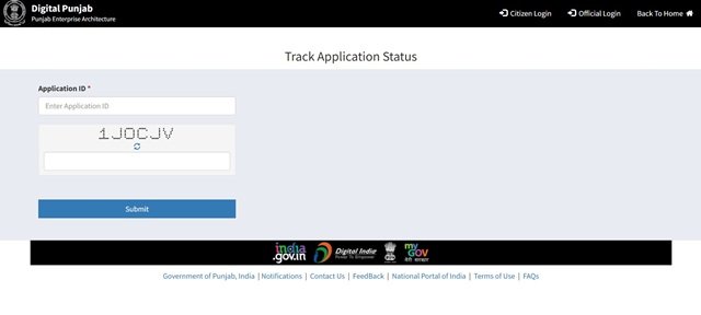 Track Application Status