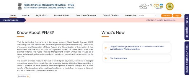 MP Sambal Yojana Payment website