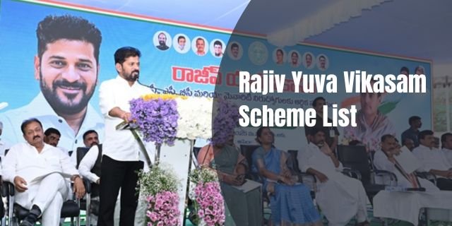 Rajiv Yuva Vikasam Scheme List