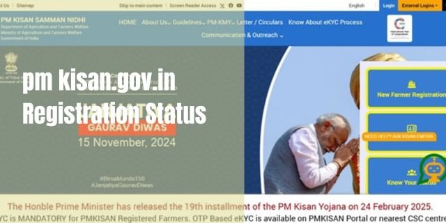 pm kisan.gov.in Registration Status