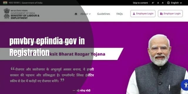 pmvbry epfindia gov in Registration